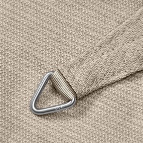 Coolfit schaduwdoek driehoek 90° - 4.0x4.0x5.7m - greige