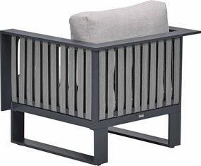 Garden Impressions Gabon - Brugge lounge dining set 6-delig - donker grijs