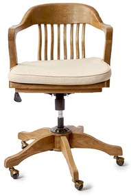 Rivièra Maison - Boston Desk Chair - Kleur: bruin