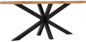 Goossens Eettafel Blade, Strak blad 180 x 90 cm 6 cm dik
