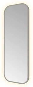 Hotbath &More Soft Square rechthoekige spiegel 30x80cm geborsteld gunmetal PVD