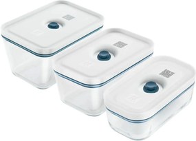 ZWILLING Fresh & Save Vacuumdozenset S/M/L 3-delig La-Mer - glas - Fresh & Save - ZWILLING