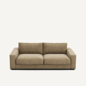 Slaapbank in stonewashed fluweel, SKANDER