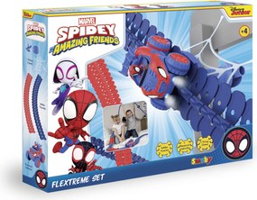 Smoby Disney Marvel Spiderman Flextreme Discovery racebaanset - Lengte: 4,4m
