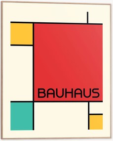 Ingelijste digitale print Bauhaus