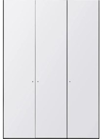 Goossens Kledingkast Easy Storage Ddk, Kledingkast 153 cm breed, 220 cm hoog, 3x glas draaideur