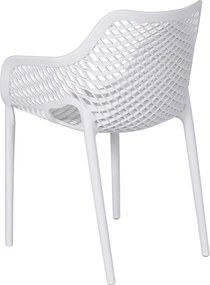 Garden Impressions Air XL kunststof tuinstoel wit