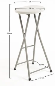 Barkruk Resin 70 cm
