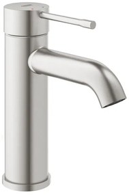 GROHE Essence waterbesparende wastafelkraan S-size m. gladde body Supersteel 24172DC1