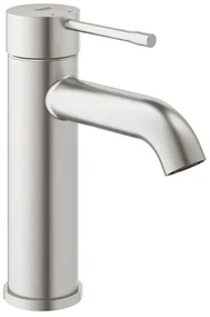 GROHE Essence waterbesparende wastafelkraan S-size m. gladde body Supersteel 24172DC1