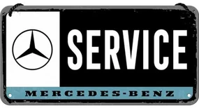 Metalen bord Mercedes-Benz - Service