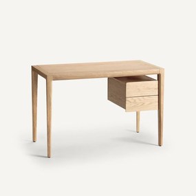 Bureau, eiken en eikenfineer, NIZOU, ontwerp Emmanuel Gallina