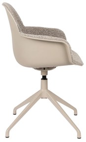 Zuiver Albert Kuip Swivel Draaibare Armstoel Taupe