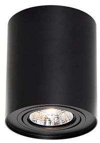 Moderne plafondspot zwart draai- en kantelbaar AR70 - Rondoo Up