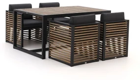 Bellagio Cadora 160cm dining tuinset 5-delig