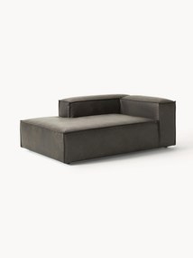 Leren hoek chaise longue module Lennon