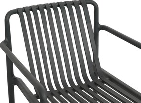 Tuinstoel stapelbaar Kunststof Grijs-antraciet Domani Furniture Alba  antracite