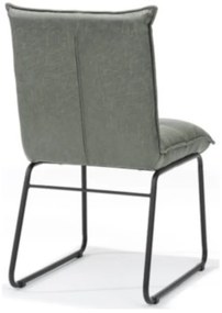 Eetkamerstoel - Soft - lederlook Missouri Groen