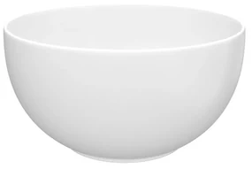 Fontana Bano toiletmeubel ribbelfront walnoot 40x22cm met glans witte waskom