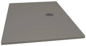 Xenz Flat douchevloer 120x90x4cm cement