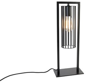 Smart Moderne tafellamp met dimmer zwart incl. Wifi ST64 - Balenco Wazo Modern E27 Binnenverlichting Lamp