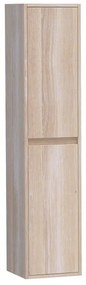 BRAUER Nexxt 160 Badkamerkast - 160x35x35cm - 2 links/rechtsdraaiende deuren - hout - white oak 7007WOG