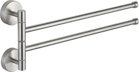 Mexen dubbele draaibare handdoekhouder, chroom - 7039242-00