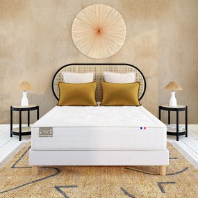 Premium matras van plantaardig latex, 7 zones, middelstevige ondersteuning, zacht ligcomfort