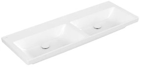 Villeroy & Boch Subway 3.0 meubelwastafel 130x47cm z/kraangat z/overloop wit 4A71D301