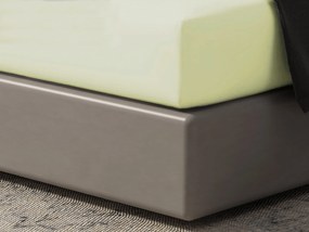 Hoeslaken Home - 100% natuurlijk katoen - 90x200 - lichtgeel