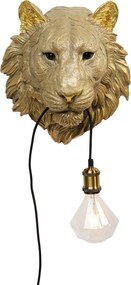 Gouden Tijger Wandlamp