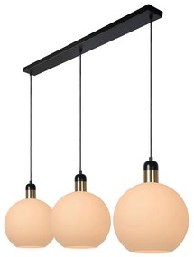 Lucide Julius hanglamp 105cm 3x E27 wit