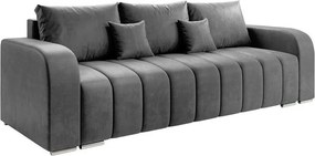 Slaapbank Muncie 106, Aantal zitplaatsen: 4, Aanwezig, 86x244x90cm, 89 kg, Poten: Metaal