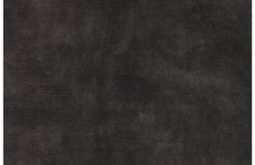 Goossens Bank Coco zwart, stof, 2,5-zits, stijlvol landelijk met ligelement links
