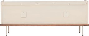 Beige TV Meubel Met Ribbels - 150x40x60cm.