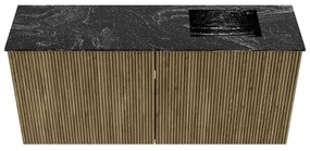 Mondiaz Joya DLux 90cm toiletmeubel dusk met wastafel faye rechts 1 kraangat lava