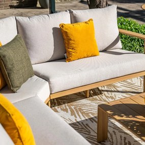 Garden Impressions Ariane loungeset 6-delig - light teak look