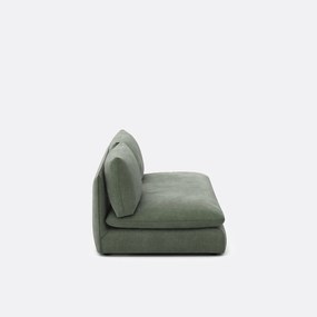 2-zits bankelement voor modulaire sofa, in gestructureerde stof, Malo