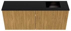 Mondiaz Joya 100cm toiletmeubel oak met wastafel faye rechts 1 kraangat urban