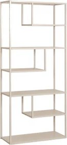 Boekenkast 85x190 Cm In Thura-staal Tapioca Beige - Sklum