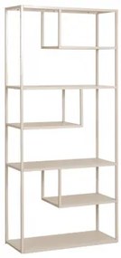 Thura Stalen Boekenkast Tapioca Beige - Sklum
