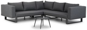 Hoek loungeset 5 personen Aluminium/Outdoor textiel Grijs  Lifestyle Garden Furniture Club/Enchante