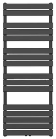 Belrad Handdoekradiator - middenaansluiting - 1600X600mm - Zwart BFRZ1600600