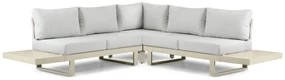 Hoek loungeset 5 personen Aluminium Taupe  Lifestyle Garden Furniture Lorenzo