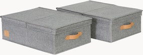 Opbergdozen Premium met deksel, set van 2
