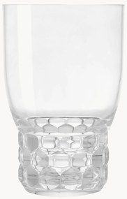 Tumbler Jellies met structuurpatroon, 4-delig