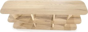 Open Dressoir Eikenhout Naturel - 180 X 40cm.