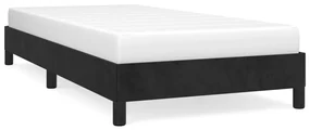 vidaXL Bedframe fluweel zwart 100x200 cm