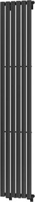 Mexen Oregon decoratieve radiator 1800 x 360 mm, 604 W, zwart - W202-1800-350-00-70