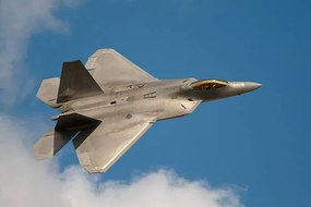 Foto F22 Raptor Jet Fighter flying in the sky, JohnnyPowell